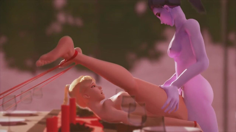 Velvixian 3D: Widowmaker mencuba Hadiahnya
