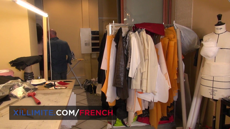French girls at work: 100% anal ze wspaniałą blondynką Chloe Lacourt