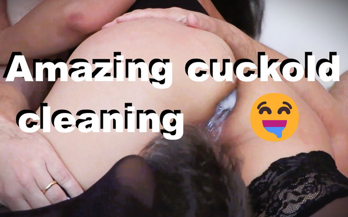 Cuckoby: Nettoyage de creampie cocu