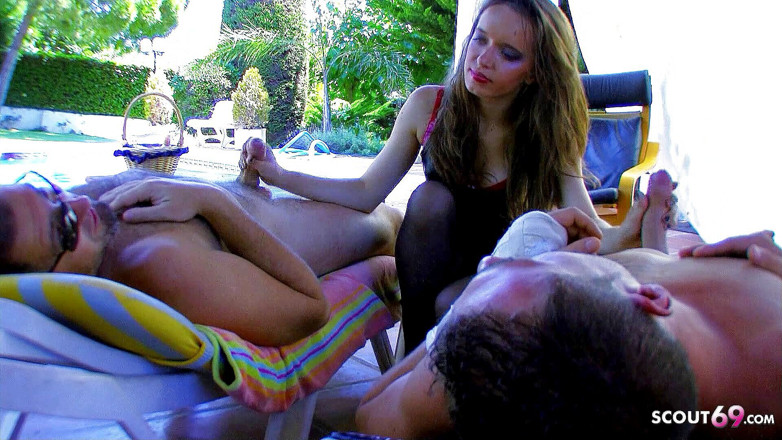 Full porn collection: Schattige magere tiener Lena in haar kont geneukt door stiefbroer...