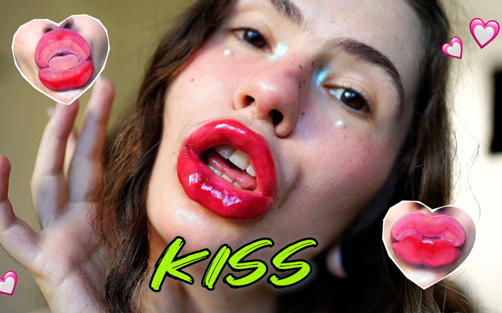 Rarible Diamond: Beso lipgloss rojo pegajoso mojado