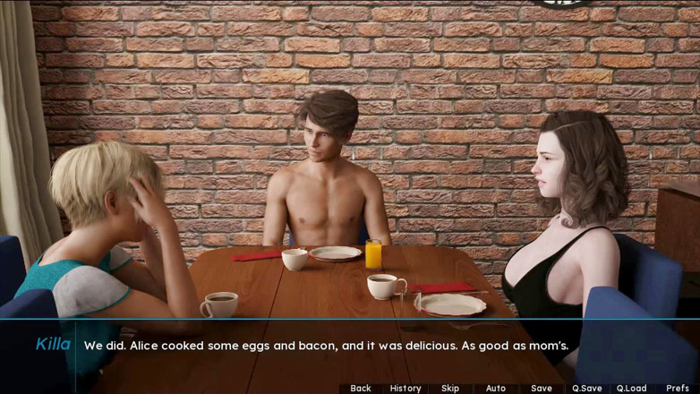 Visual Novels: Parfum d'été, partie 5 (route de la demi-sœur)