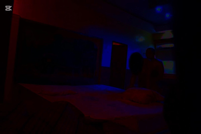 Afrocouple: Dikongkek keras di motel dengan lampu merah bahagian 3