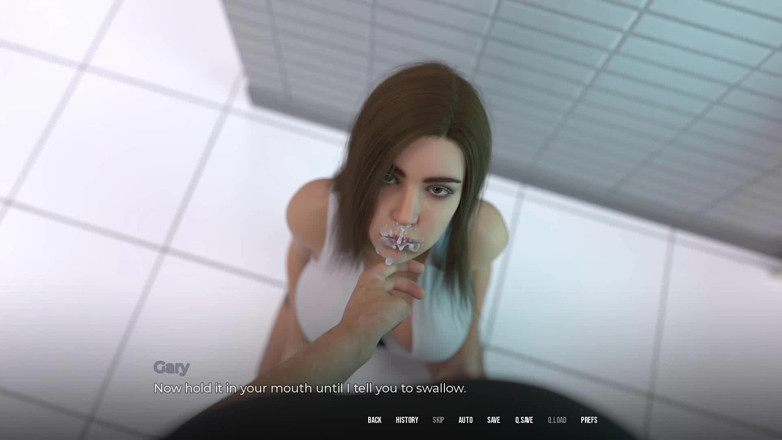 Dirty GamesXxX: En seguridad: esposa está chupando polla en el baño para...