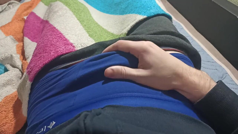 Pasha: Homme En Culotte Bleue Qui Joue Avec Sa Bite, La...