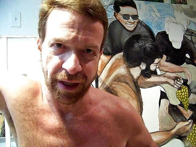 Hairyartist: Мій рудий член жорсткий для вас волохатим