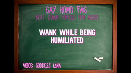 Campsissyboi: Paja mientras es humillado gay homo fag audio