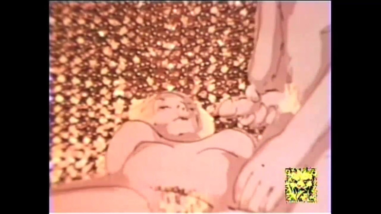 Vintage megastore: Amerikanische retro-porno-cartoon aus den 70er jahren
