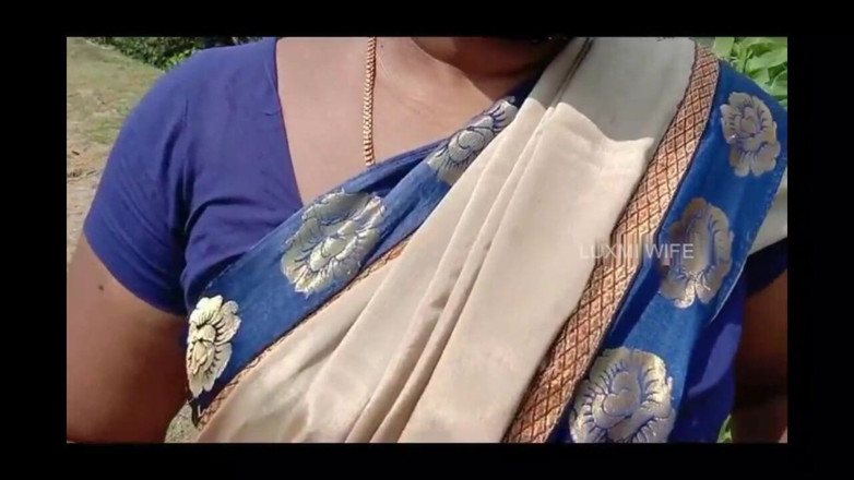 Luxmi Wife: Dare ngoài trời trong saree xám khỏa thân ngoài trời