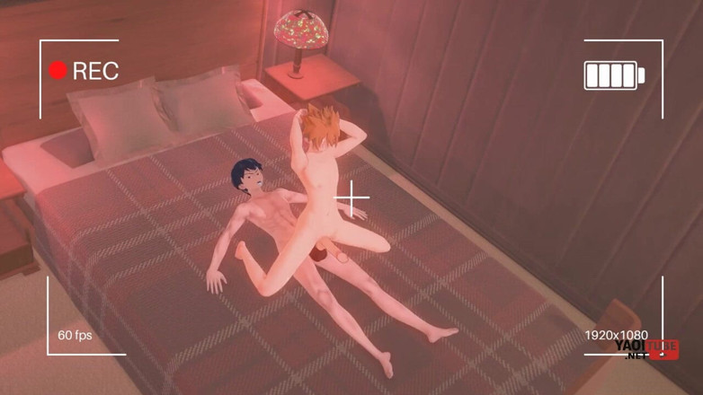 Yaoitube: Haykyuu Yaoi - Hinata cavalca il cazzo di kageyama