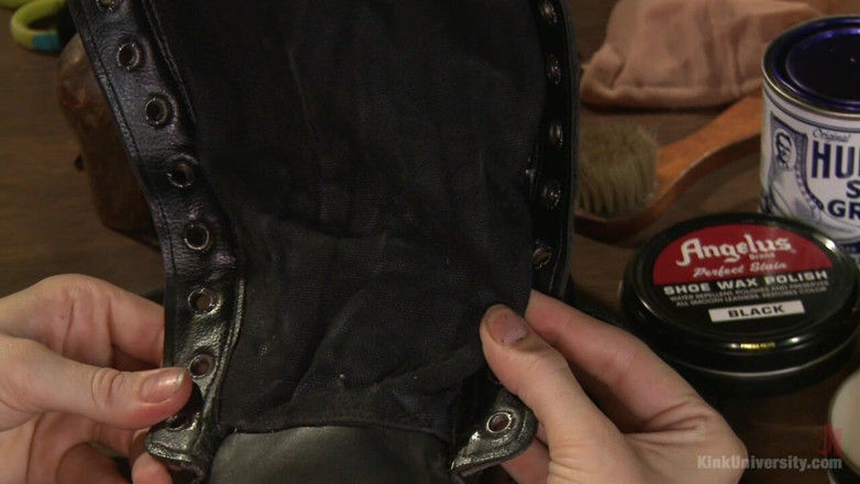 Kink University: Bootblacking: the Care, the Craft, the Kink