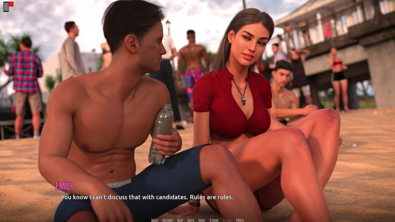 3D Cartoon Porn: Dominos Beach 19, essais, rounds 2-3, SFW
