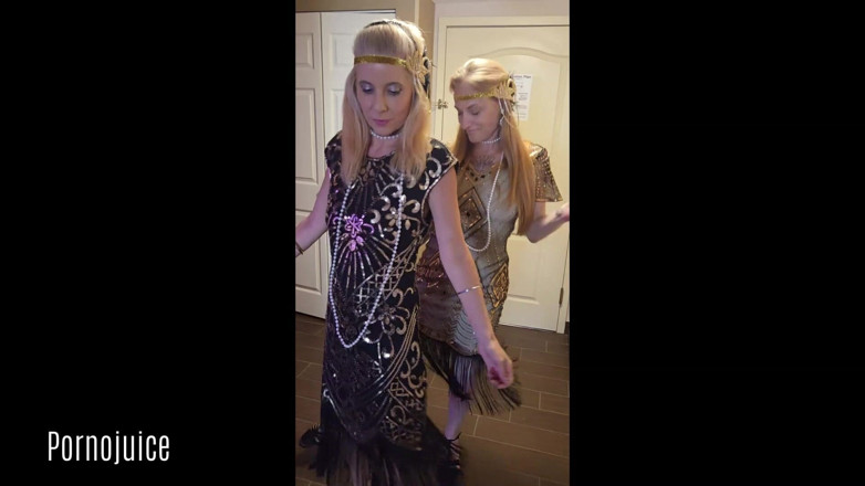 PornoJuice Faphouse: Flappers lesbiens sexy avec Xtrarenee et Dawn Layla