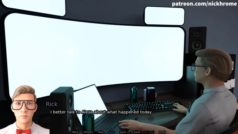 Visual Novels: SexBot 45 - dia sangat suka