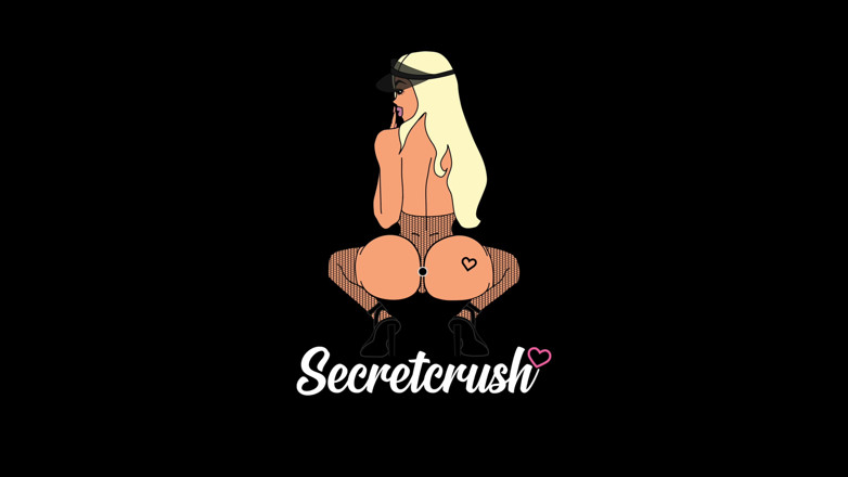 Secret Crush: SecretCrush4K - sexy oliato perfetto culo grosso calze a rete che...