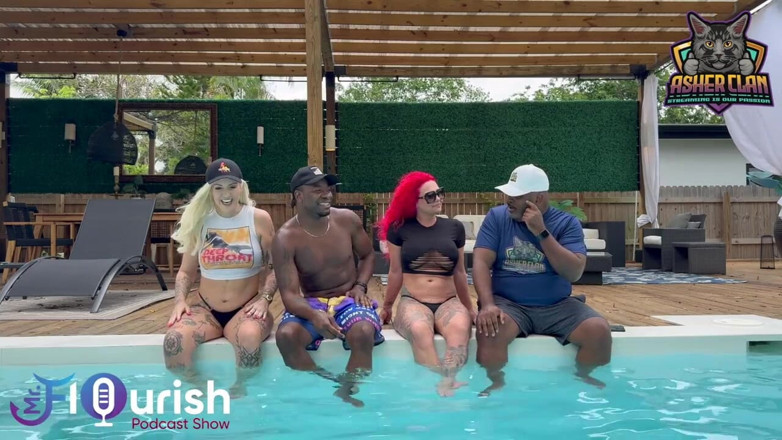 Mr Flourish Live: Mrflourish Podcast cu Invitatul Roxi Keogh, Gigi Patsy și Datjguy în Florida