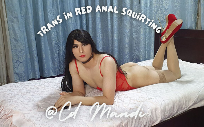 CD Mandi: Trans dans squirt anal rouge