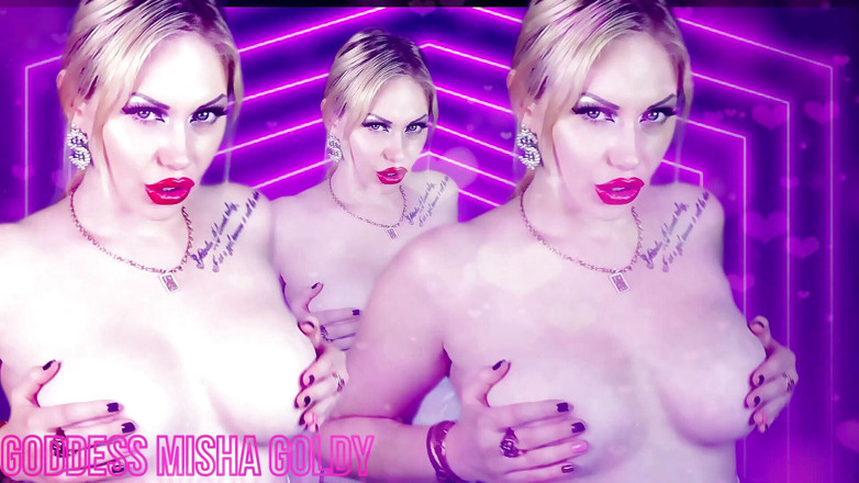 Goddess Misha Goldy: Mesmerizing tease and denial! Edge and twitch! I will deny...