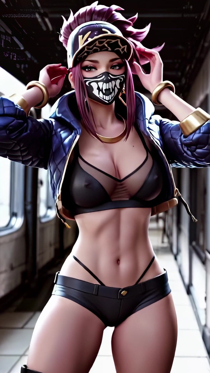 3D-Hentai Games: Akali's Sassy Dance (exid - Ah ja)