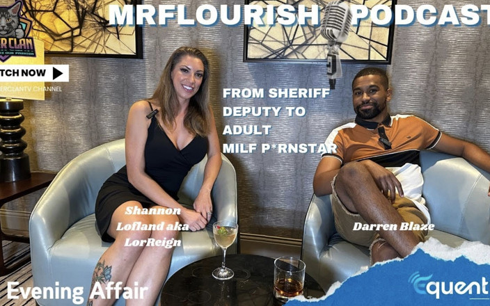 Mr Flourish Live: Mrflourish подкаст 'Вечерняя история' гостья леди Lorreign и Darren Blaze