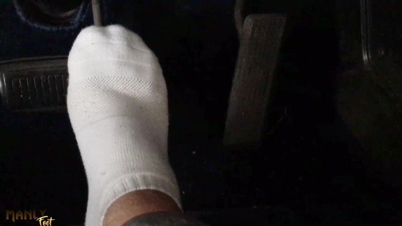 Manlyfoot: Duro começo bastardo! - Clássico pedal do carro empurrando - grande carro...