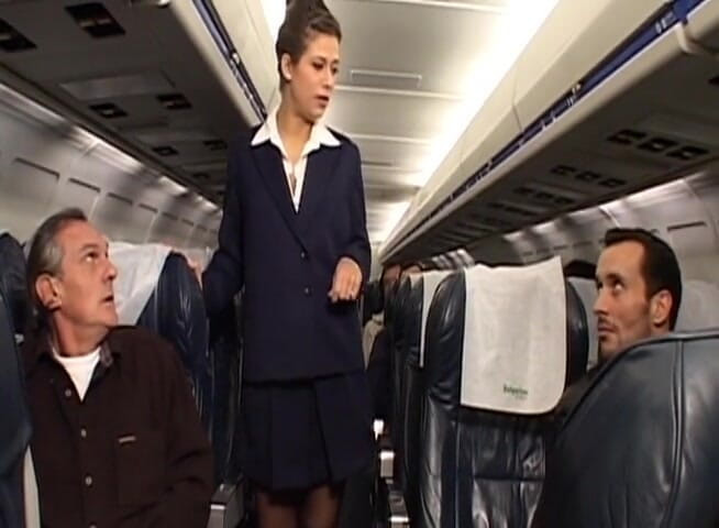Public Lust: Menina safada é fodida no avião
