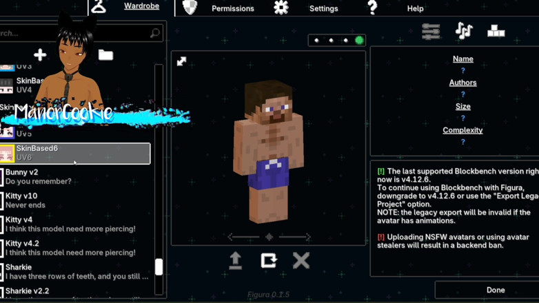 Manor Cookie: Minecraft Figura - wypróbowuje kilka nowych modeli, takich jak ta seksowna...