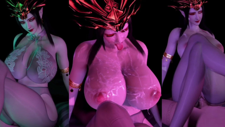 Why fuck so hard: 3D 坐在大鸡巴上的巨乳荡妇