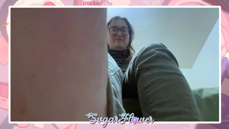 SugarFlower: 第一人称视角：你崇拜并射在我臭脚上
