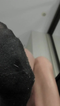 Black Socks in Long Feet