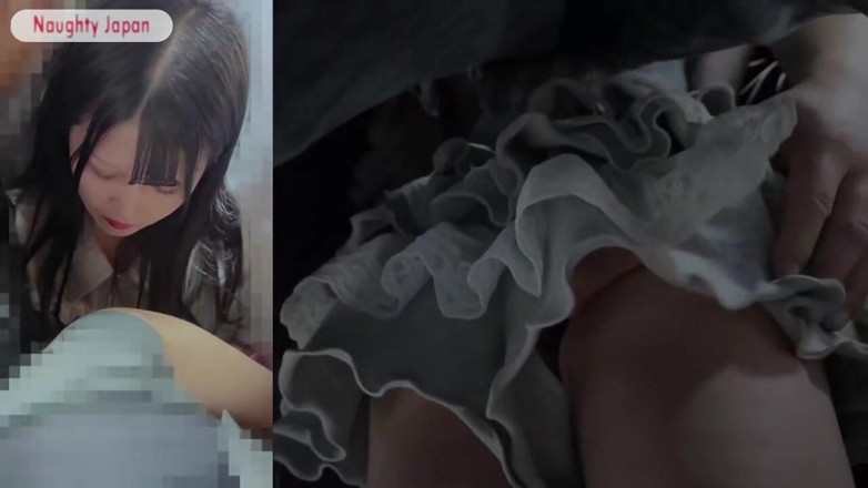 Asian cutie: Pure Center Idol Falls. Публічна іграшка дражнить з дихаючими ковзаннями