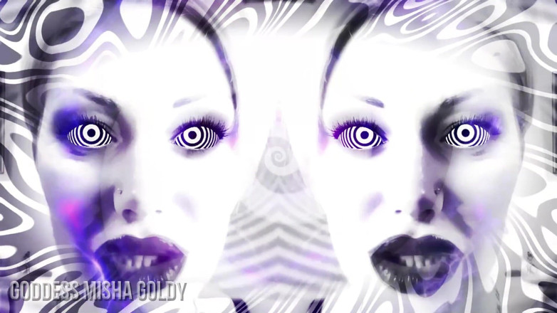 Goddess Misha Goldy: Nur meine spiralenden augen, nur porno, nur wichsen und goonen!
