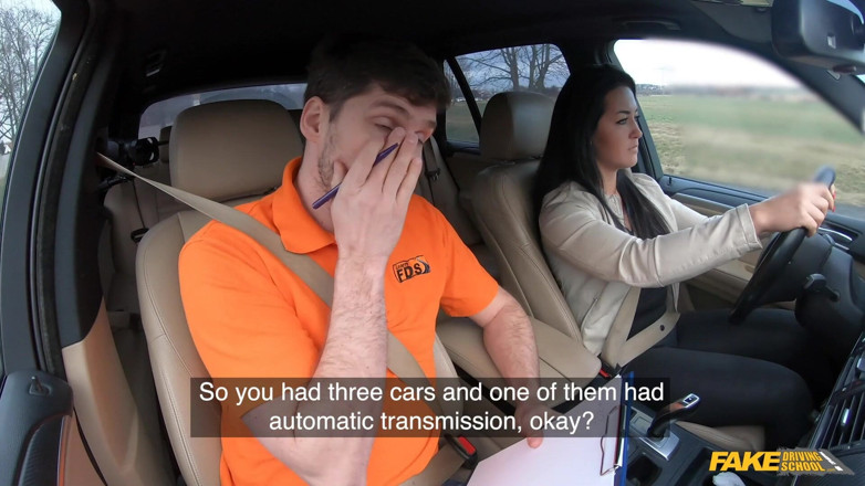 Fake Driving School: Ученик наклонился и трахнул