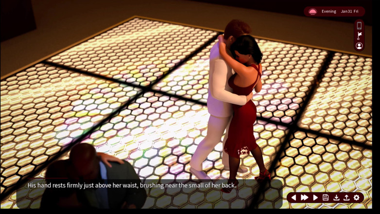 Johannes Gaming: Viskningar av Desire 23 Sarah och Neil blev intima på dansgolvet