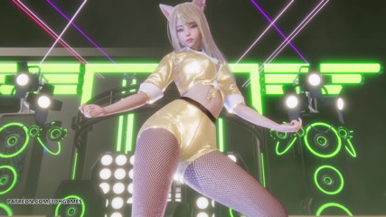 3D-Hentai Games: [MMD] T-ARA - Sockerfri Ahri Seraphine Akali Sexig het striptease League...