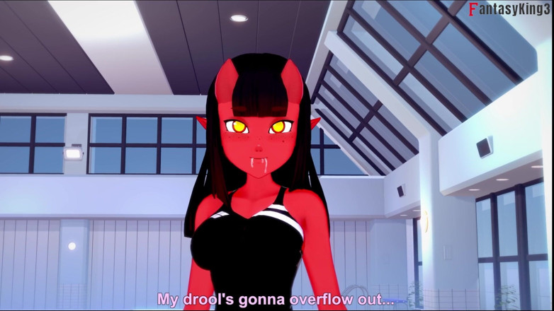 Fantasy king: Meru succubus bikini bakış açısı seks