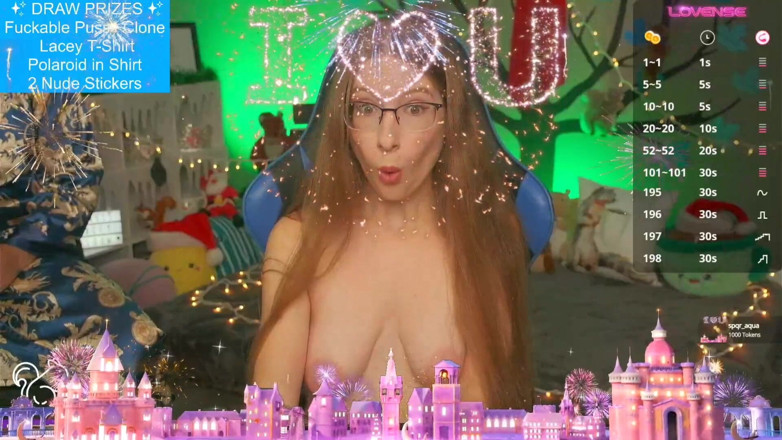 Lacey Bloom: B/g live-show mit dildo-orgasmus