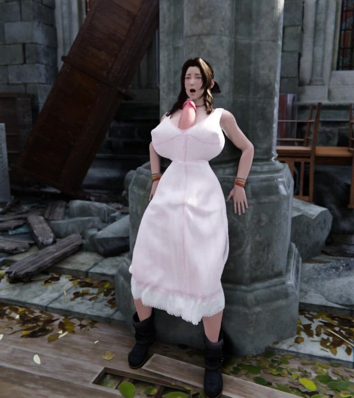 Velvixian3Futanari: Aerith groeit 2 (futa shemale)