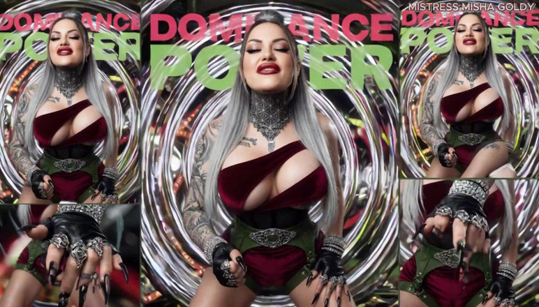 Goddess Misha Goldy: Aufnahme in den Kult der Schläger: visuelle Überlastung, die dein Gehirn...