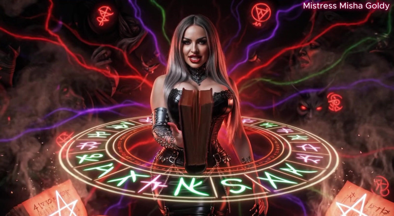 Goddess Misha Goldy: Het helse sperma dat je ziel verpest
