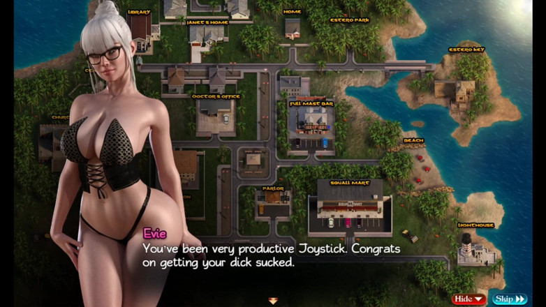 Joystick Cinema: Treasure of nadia - (pt 7) - recibiendo una mamada por la biblioteca