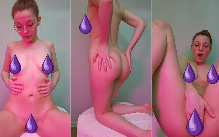 petitesubkitten: Intens orgasme na mezelf oliën