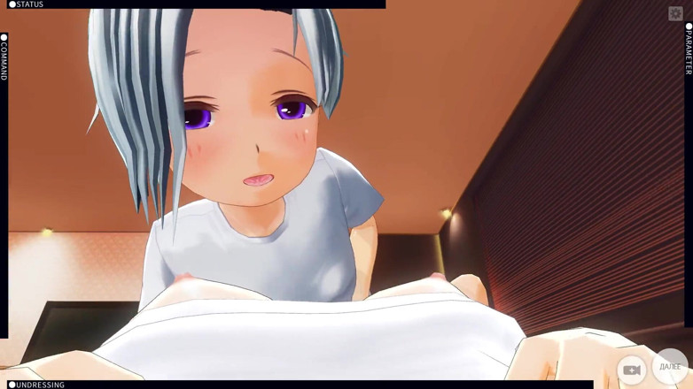 H3DC: 3D hentai lesbiska styvsystrar knullar efter college