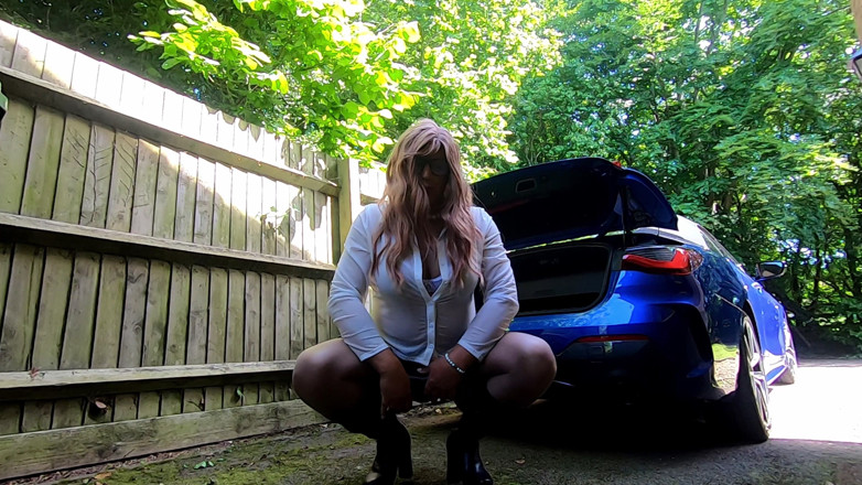 Kellycd2022: Travestito amatoriale kellycd2022 sexy miLF in stivali senza cuciture Collant...