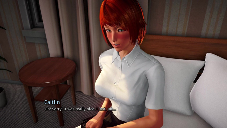 3D Cartoon Porn: Una casa en la grieta 54 - Caitlin frotando su coño sobre...