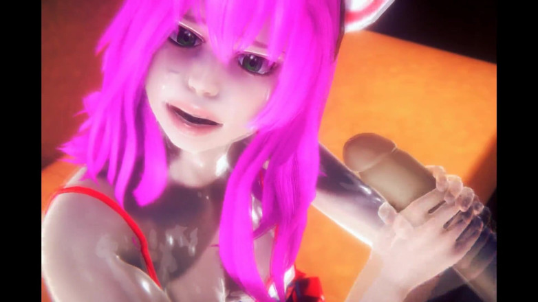 Games looper sex: Visage avec éjaculation - animation