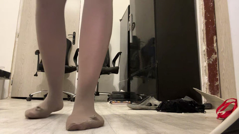 Miley Grey: Zieh meine nylons an und squirte sie ein