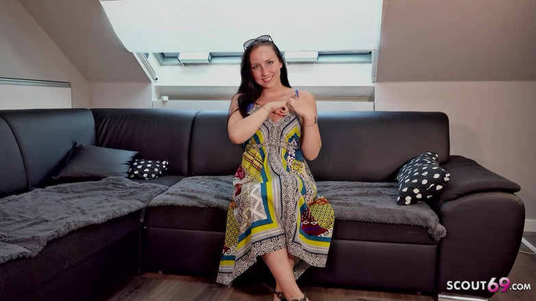 German Scout: German Scout - Natural Teen Bella Angel Pickup and Fuck at...