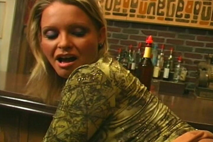 THAGSON RETRO: Blonde MILF Sucks and Fucks Hard in Bar Adventure