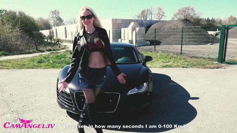 CamAngel: Audi R8, essai routier et porno en plein air